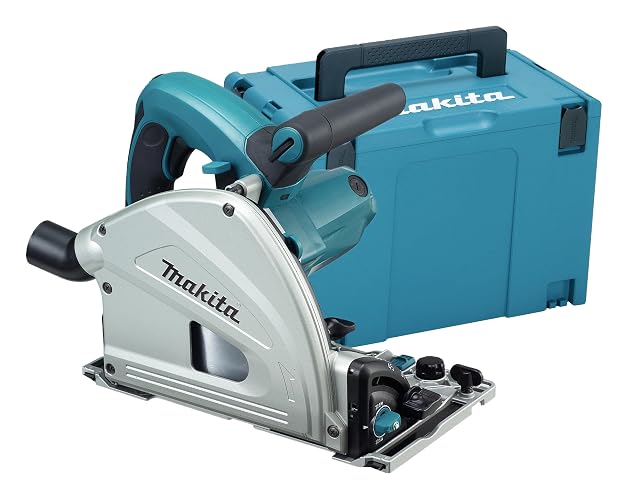 Sega ad affondamento Makita SP6000J nella sua valigetta Makpac, fotografia del prodotto