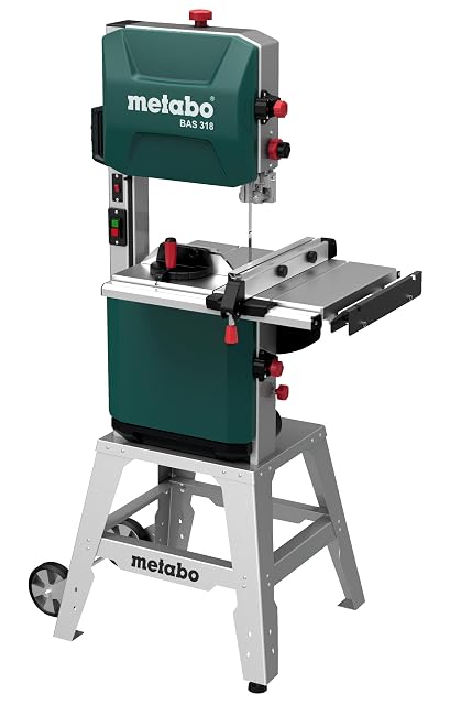 Sega a nastro Metabo BAS 318 Precision DNB con cavalletto, fotografia del prodotto